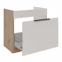Zabudowa zlewu 80 cm z szufladą premium box SALLY kaszmir 80 ZL 1S BB
